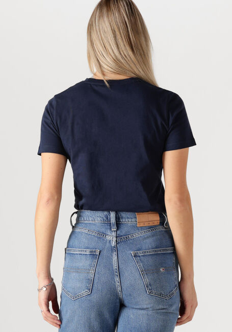 Dunkelblau TOMMY HILFIGER T-shirt REG CORP LOGO - large