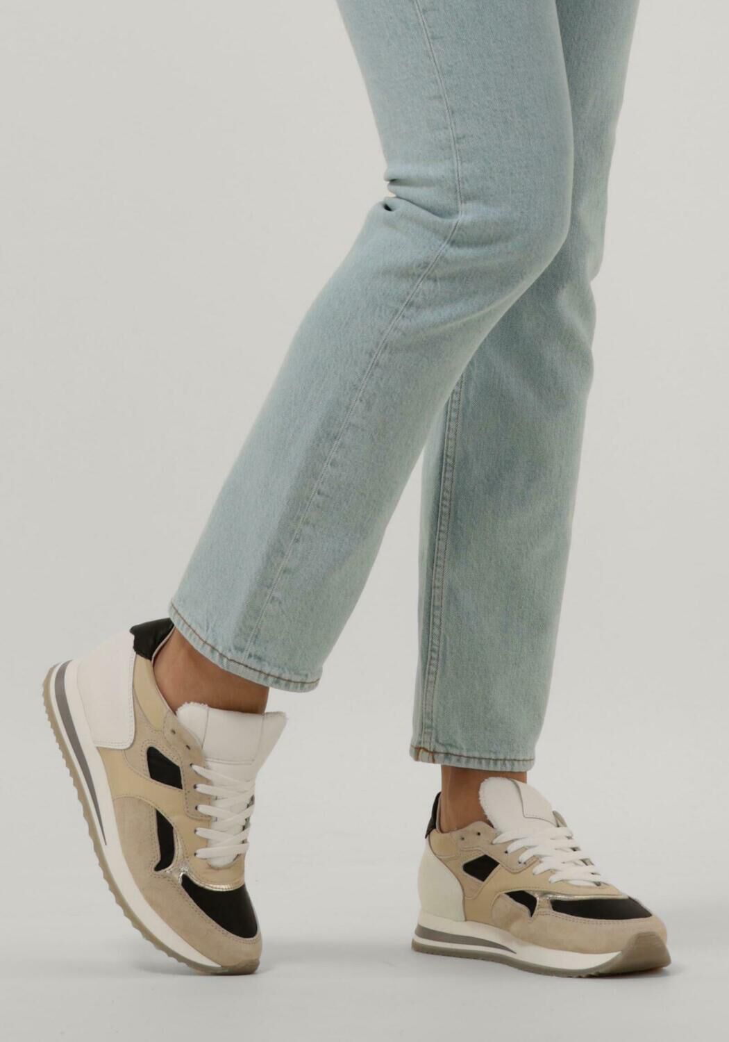 Beige NOTRE-V Sneaker Low 06-100 - large