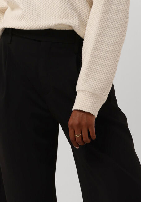 Schwarze VANILIA Hose CREPE TAILORED WIDE LEG - large