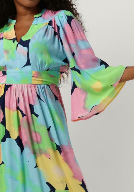 Mehrfarbige/Bunte POM AMSTERDAM Midikleid CHERRY BLOSSOM DRESS - large