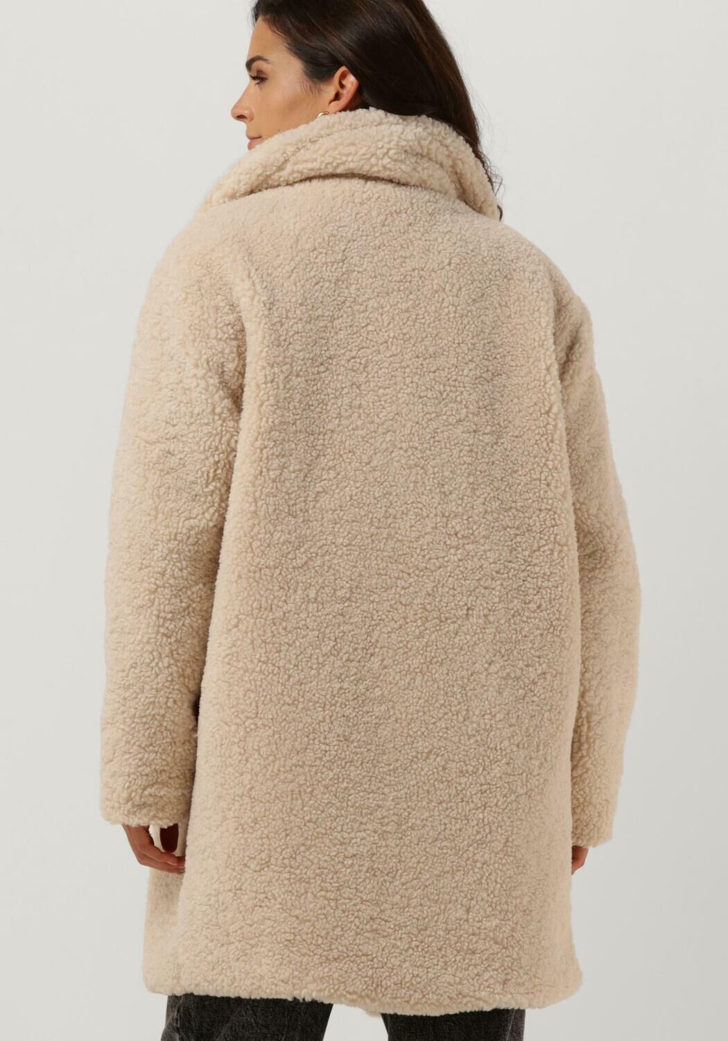 Beige NOTRE-V Teddy-Jacke TEDDY COAT SHORT - large