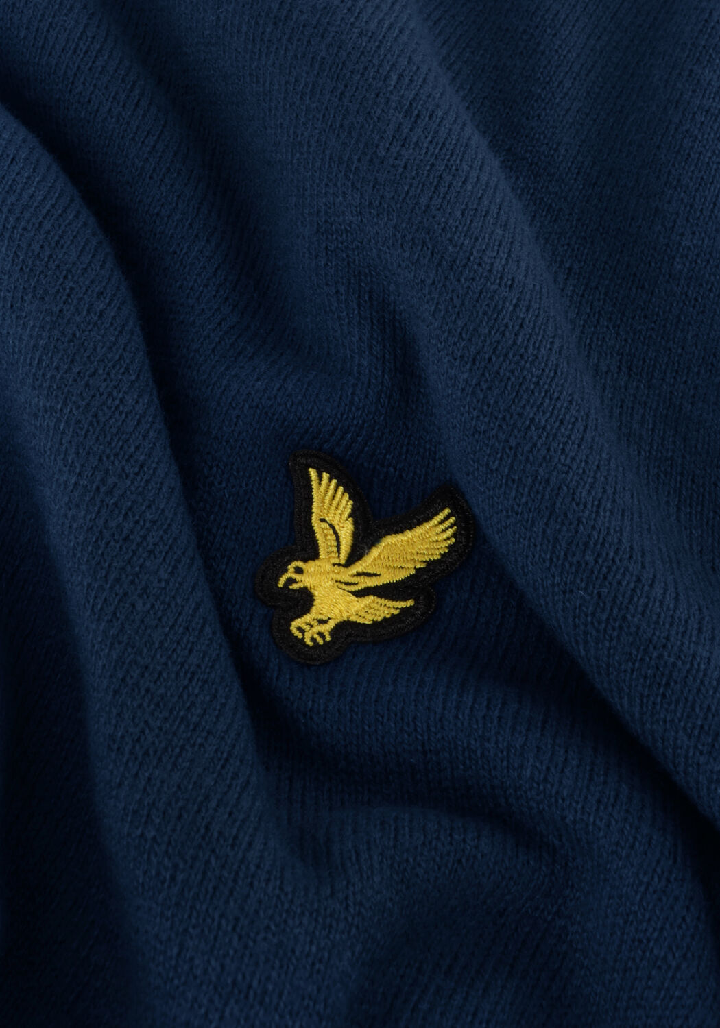 Blaue LYLE & SCOTT Pullover COTTON MERINO CREW JUMPER - large