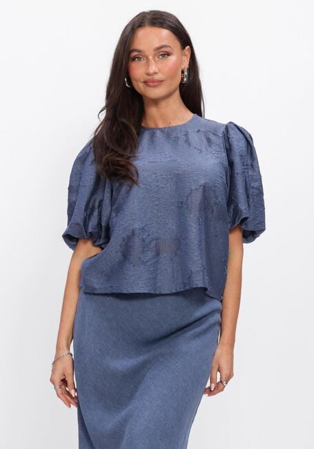 Blaue MSCH COPENHAGEN Tops & T-shirts MSCHORKIDEA 2/4 TOP - large