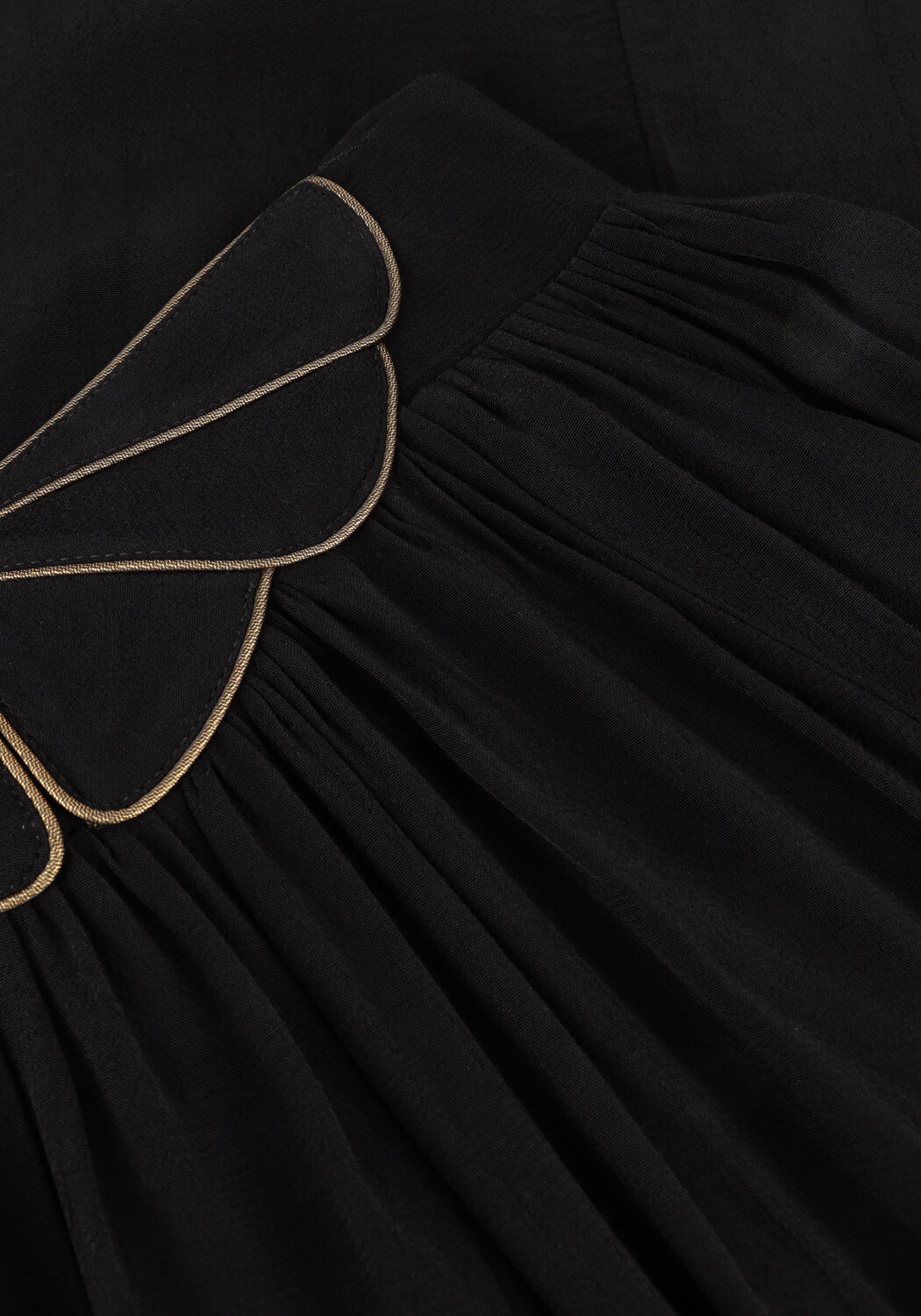 Schwarze LOUIZON Maxirock FAKRA - large