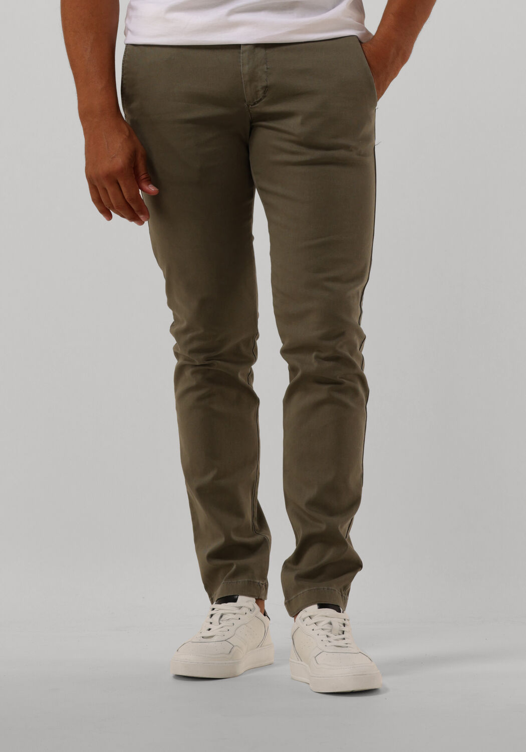 Gr&uuml;ne TOMMY HILFIGER Chino BLEECKER CHINO STRUCTURE - large