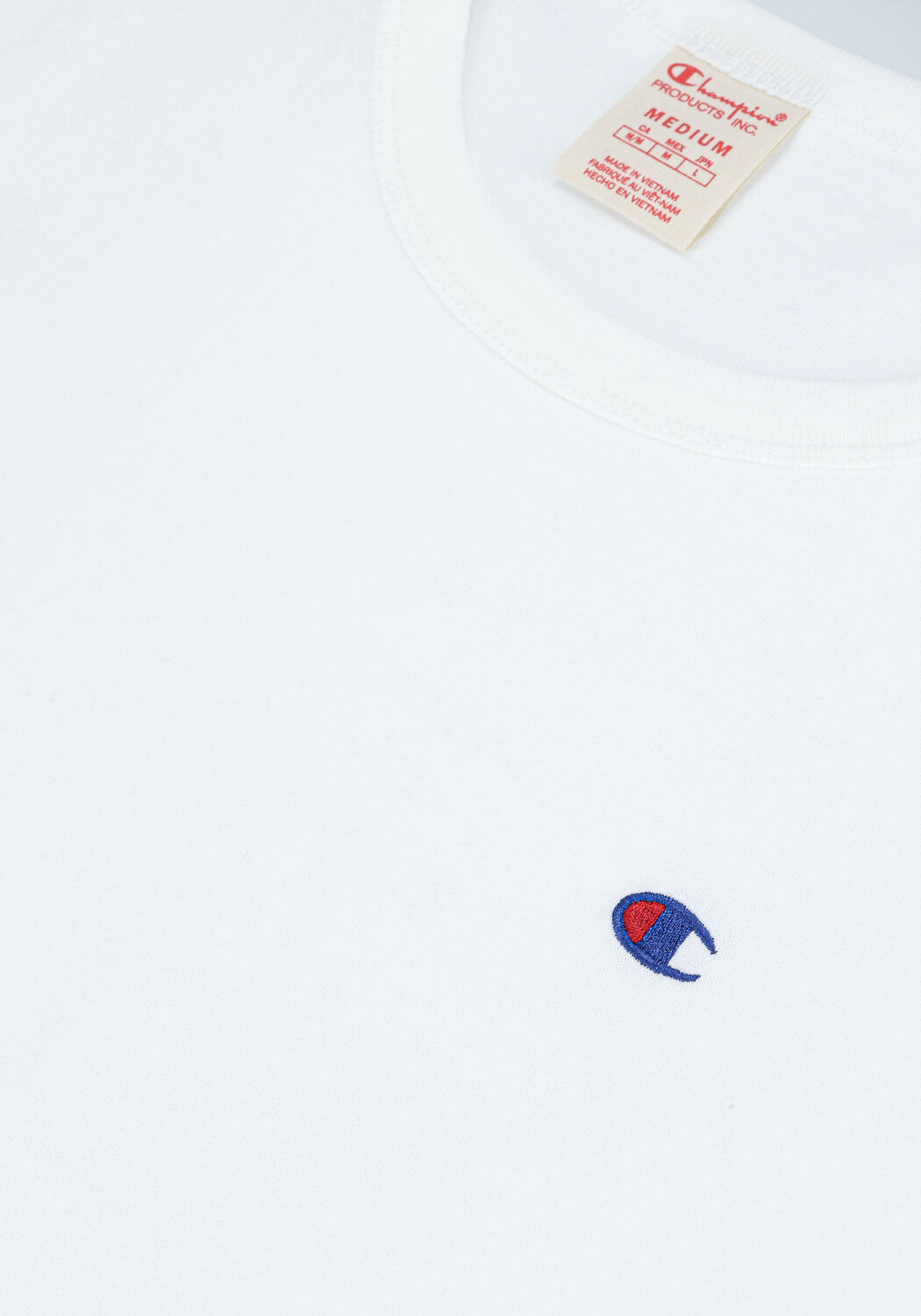 Wei&szlig;e CHAMPION T-shirt SMALL C LOGO T-SHIRT - large