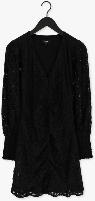 Schwarze ALIX THE LABEL Minikleid LADIES KNITTED STRETCH LACE DRESS - large