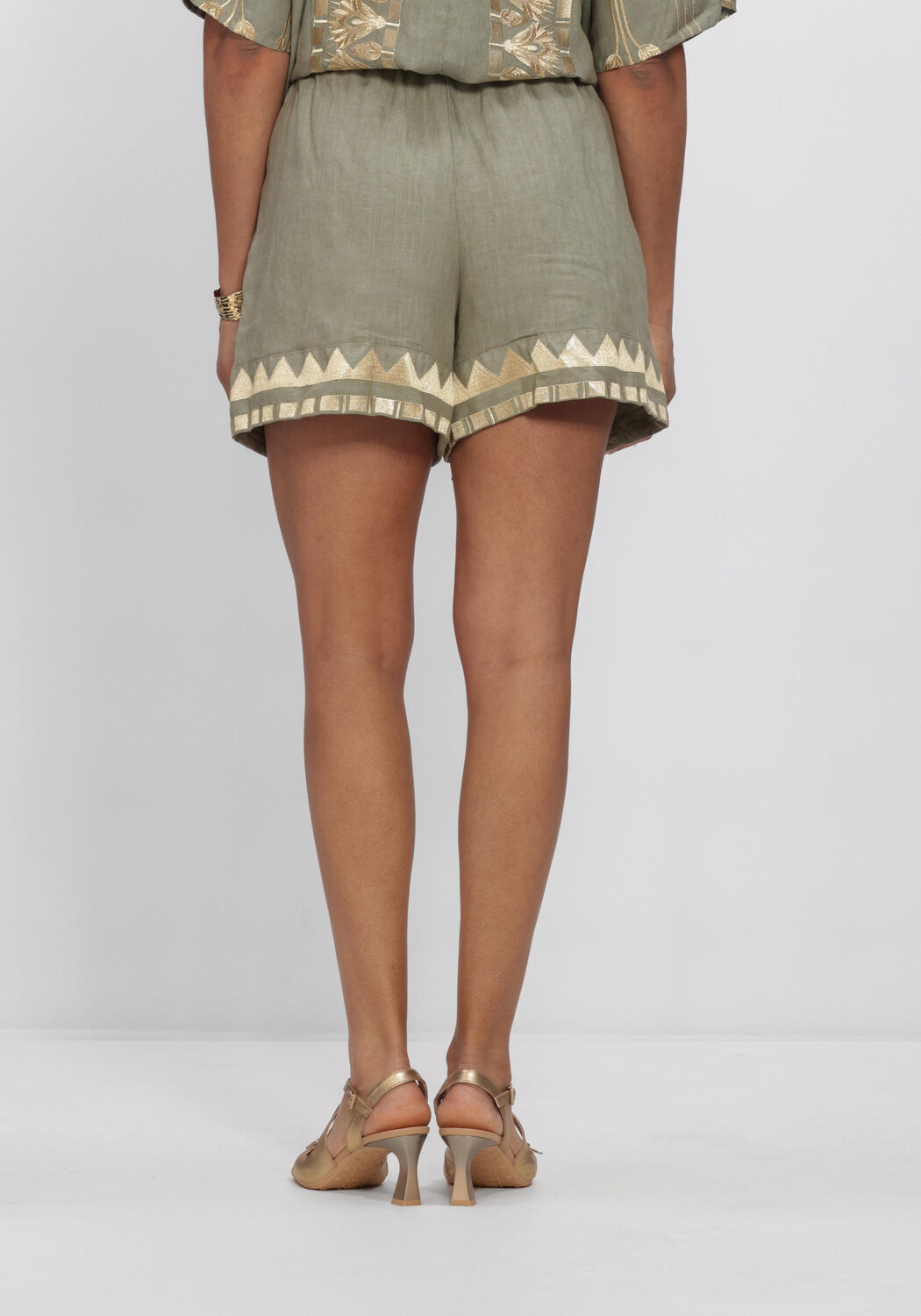 Khaki GREEK ARCHAIC KORI Kurze Hose S26K-2071099 - large