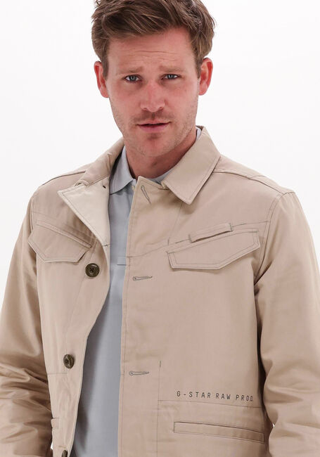 Beige G-STAR RAW Overshirt WORKER OVERSHIRT - large