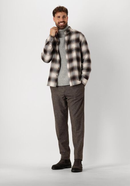 Graue SELECTED HOMME Rollkragenpullover SLHCODY LS KNIT RELAXED ROLL NECK - large