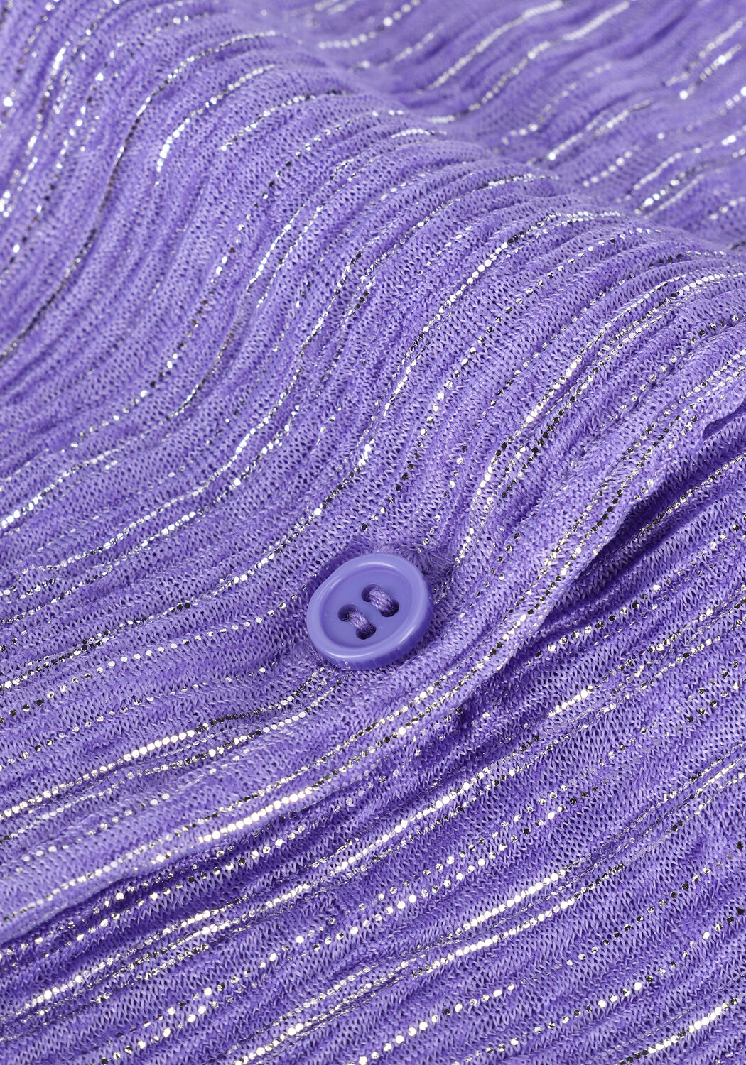 Lila ALIX THE LABEL Blusen KNITTED LUREX MESH BLOUSE - large