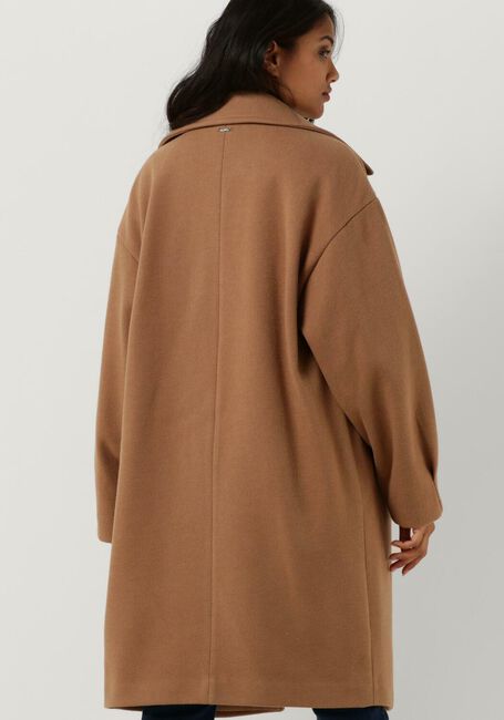 Camelfarbene LIU JO Mäntel CAPPOTTO TS.NAVETTA DIAGONALE - large
