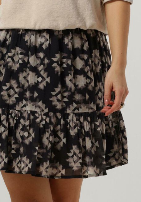 Graue BY-BAR Minirock CHARLIE MADRAS SKIRT - large