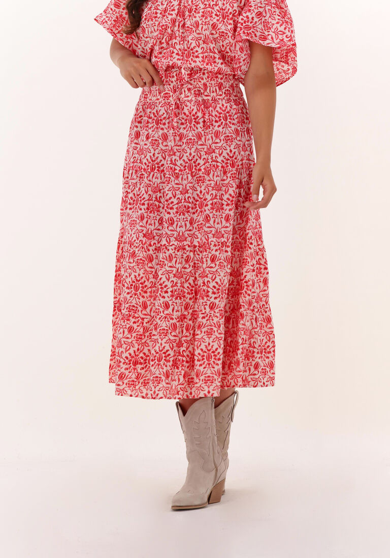 rote sofie schnoor midirock skirt #s222235
