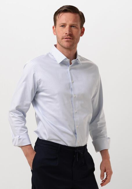 Blaue SELECTED HOMME Klassisches Oberhemd SLHSLIM-PERFORMANCE SHIRT LS NOOS - large