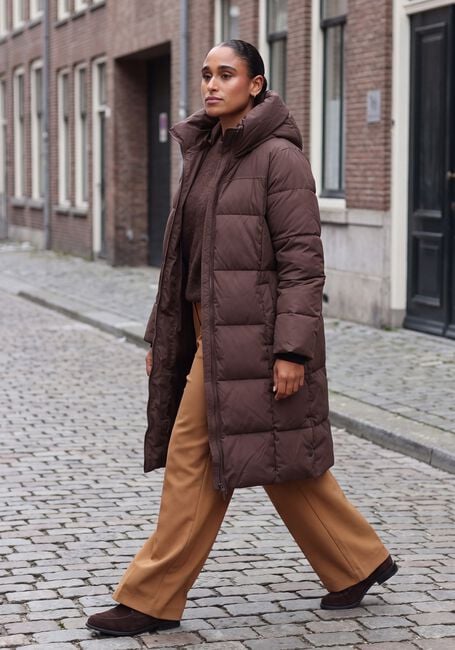 Braune MSCH COPENHAGEN Wattierte Jack MSCHZALA PAVINARIA JACKET - large