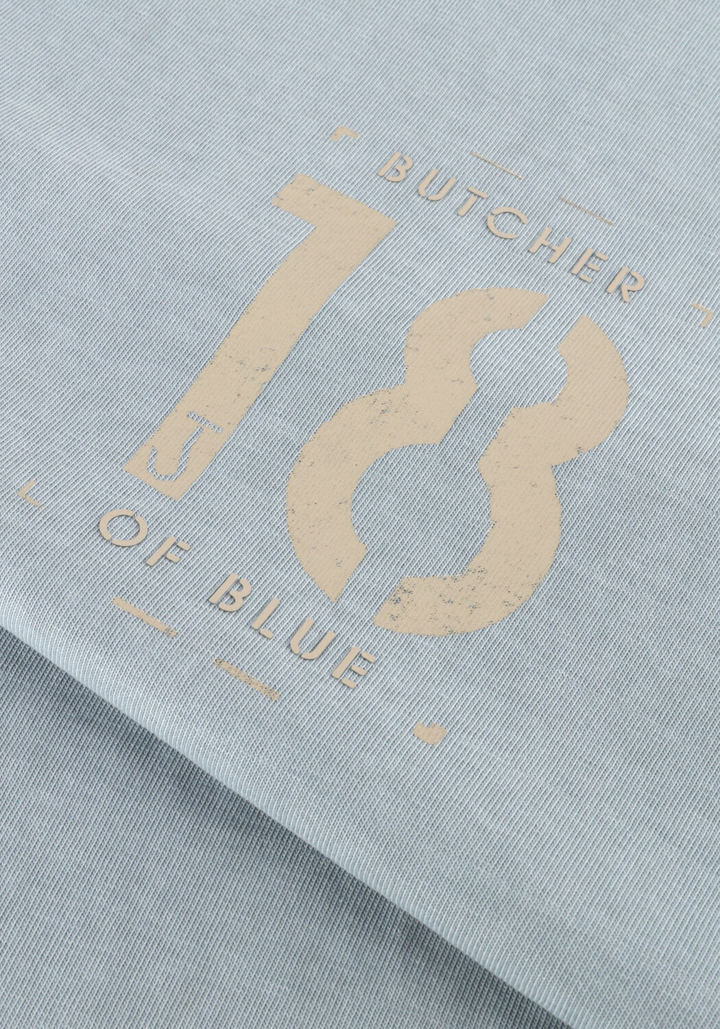 Hellblau BUTCHER OF BLUE T-shirt ARMY 18 STENCIL TEE - large