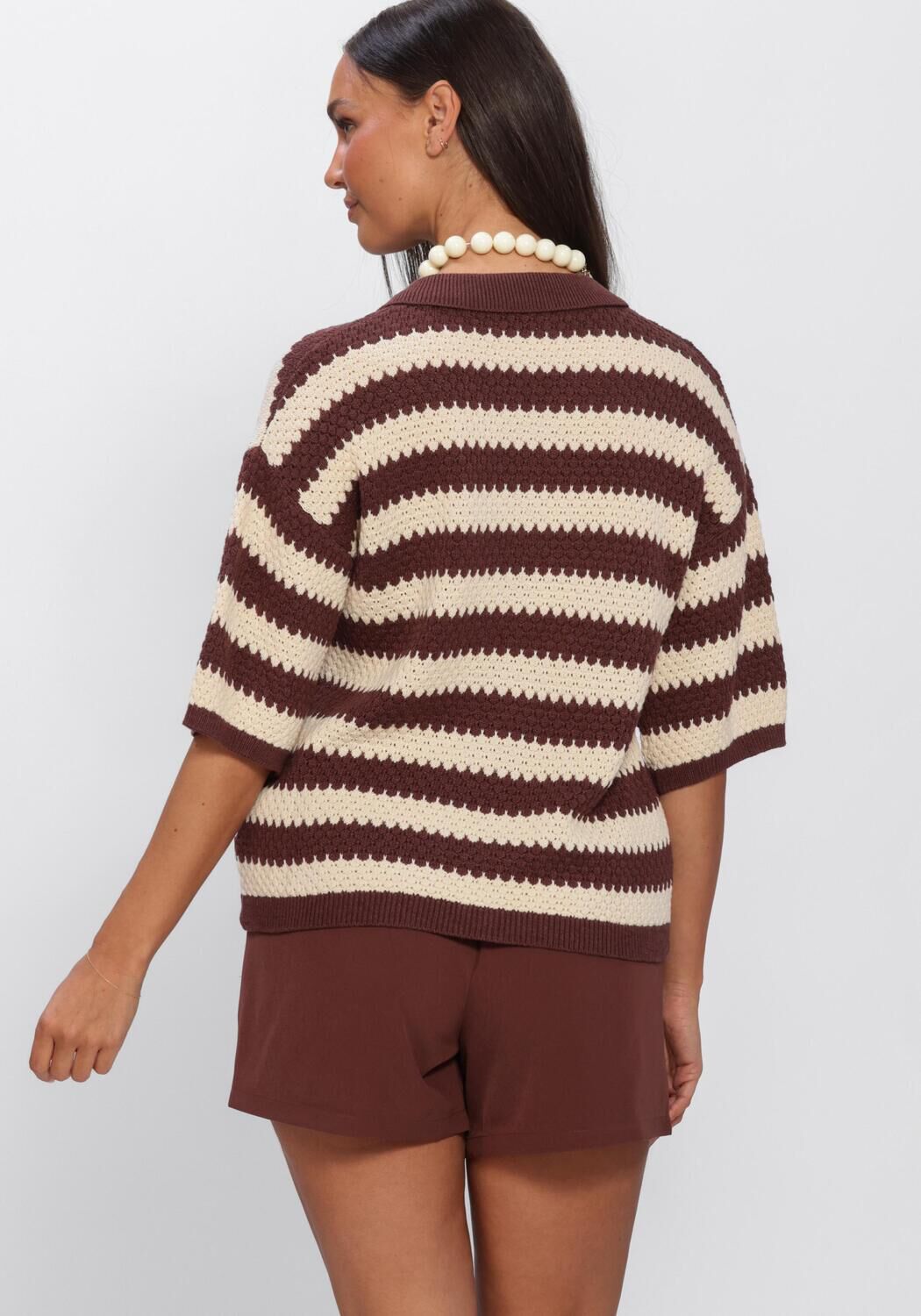 Mehrfarbige/Bunte YDENCE Tops & T-shirts KNITTED TOP JANOUK - large