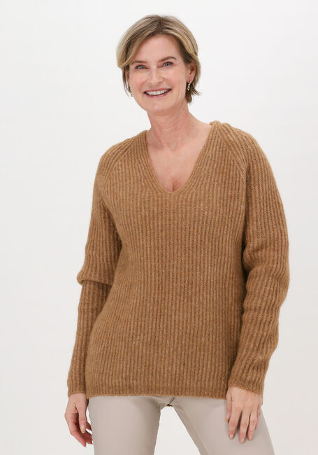 Camelfarbene KNIT-TED Pullover SARA PULLOVER - large