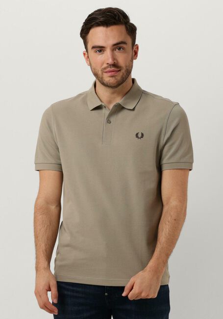Olive FRED PERRY Polo-Shirt THE PLAIN FRED PERRY SHIRT - large