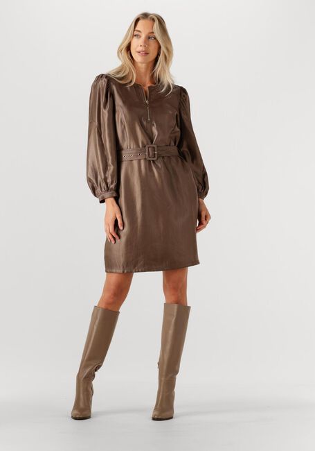 Braune AAIKO Minikleid SEMIRA SHINE VIS 545 - large