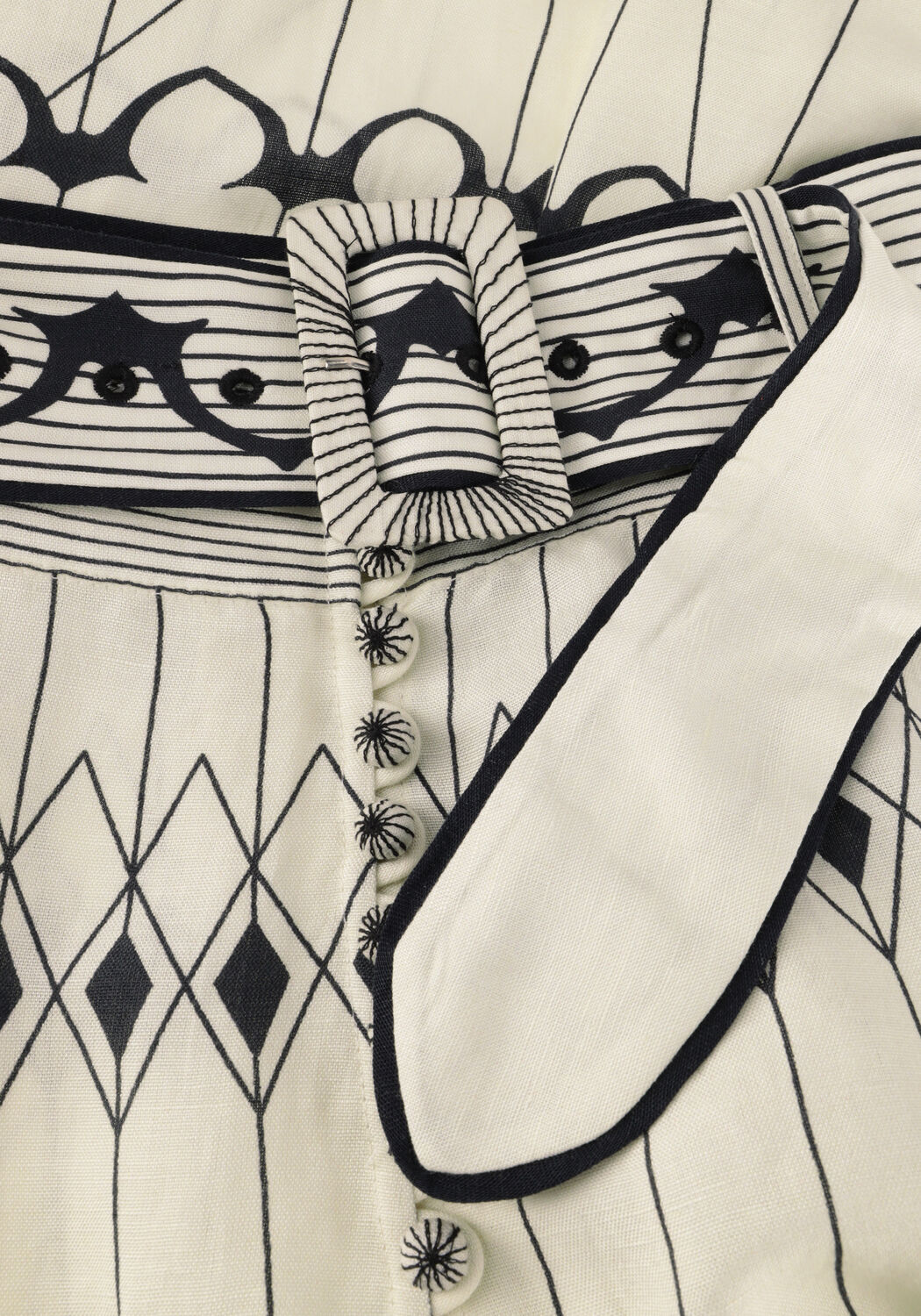 Ecru SCARLETT POPPIES Maxirock PAULA - large