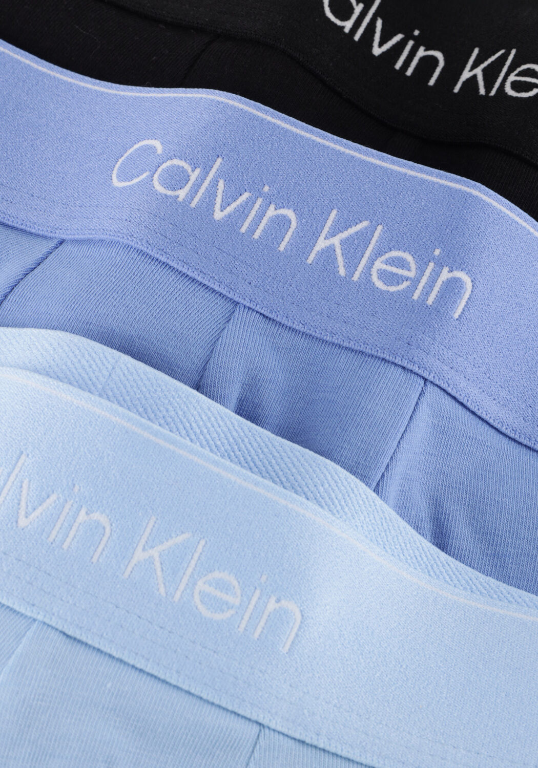Blaue CALVIN KLEIN UNDERWEAR Boxershorts BOXER BRIEF 3PK - large