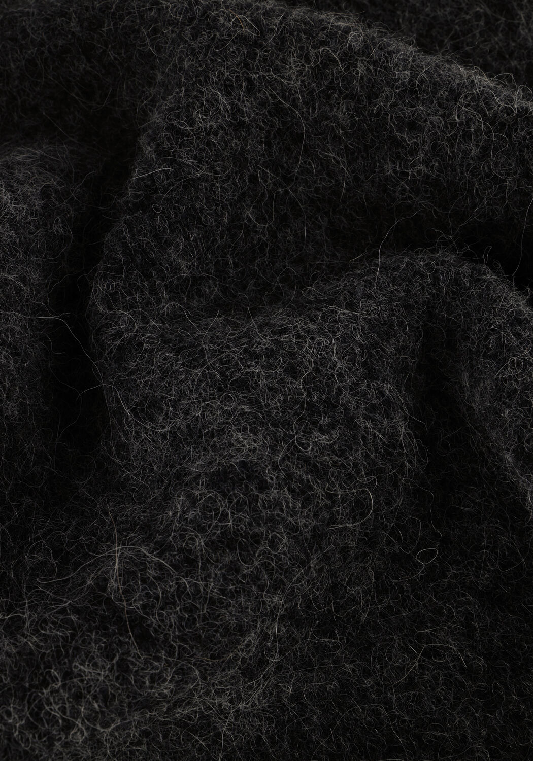 Graue GESTUZ Minikleid ALPHAGZ ROLLNECK DRESS - large