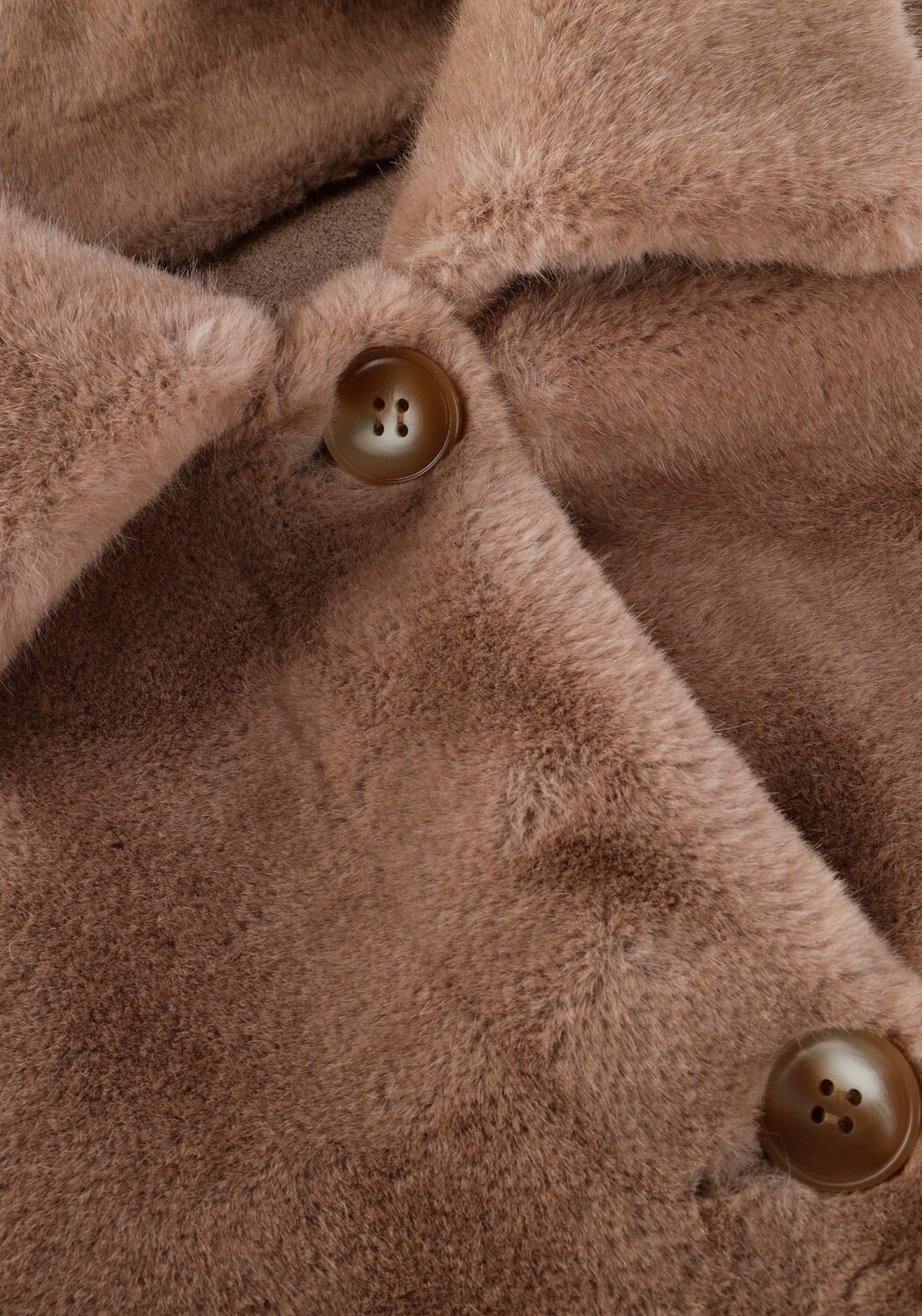 Braune STUDIO AR Fake-Fur-Jack FAJE - large