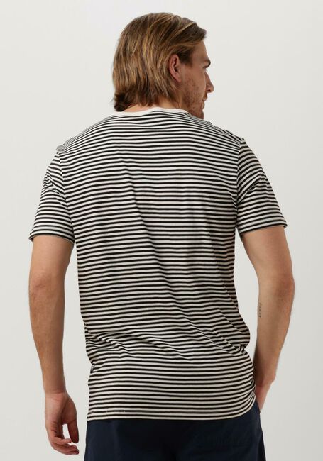 Weiße G-STAR RAW T-shirt STRIPE SLIM R T - large