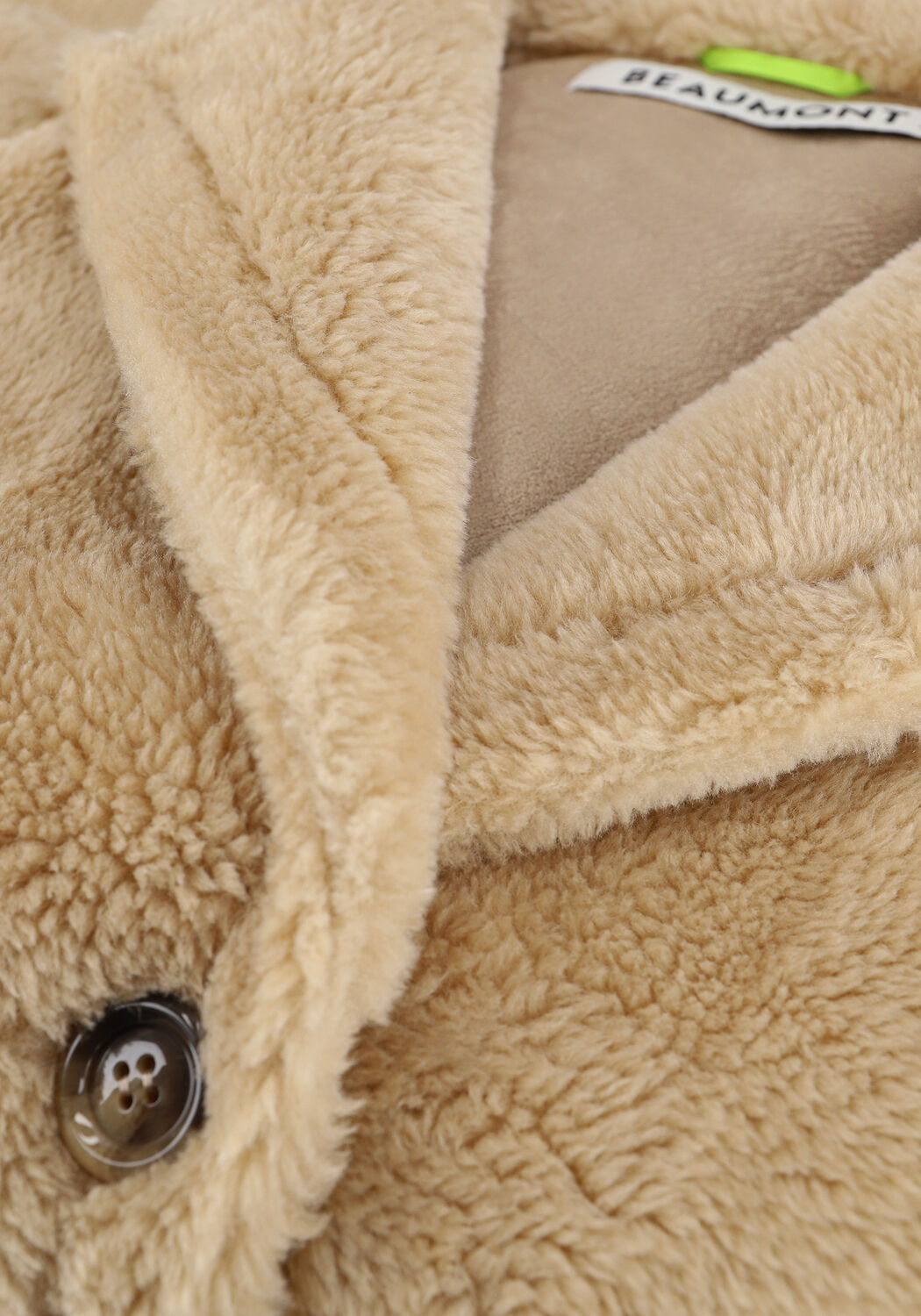Beaumont Organic Fake-fur-jack Bonded Teddy Coat in Schwarz Damen Bekleidung Jacken Freizeitjacken 