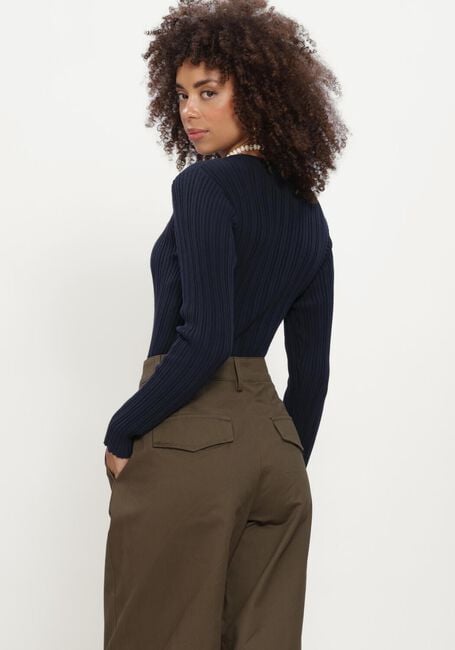 Dunkelblau SELECTED WOMEN Pullover SLWTOLEDO LS KNIT STRUCTURE ONECK - large