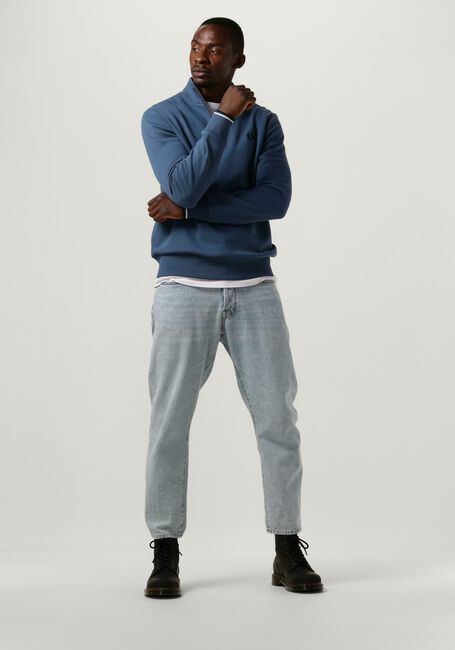 Blaue FRED PERRY Sweatshirt HALF ZIP SWEATSHIRT - large