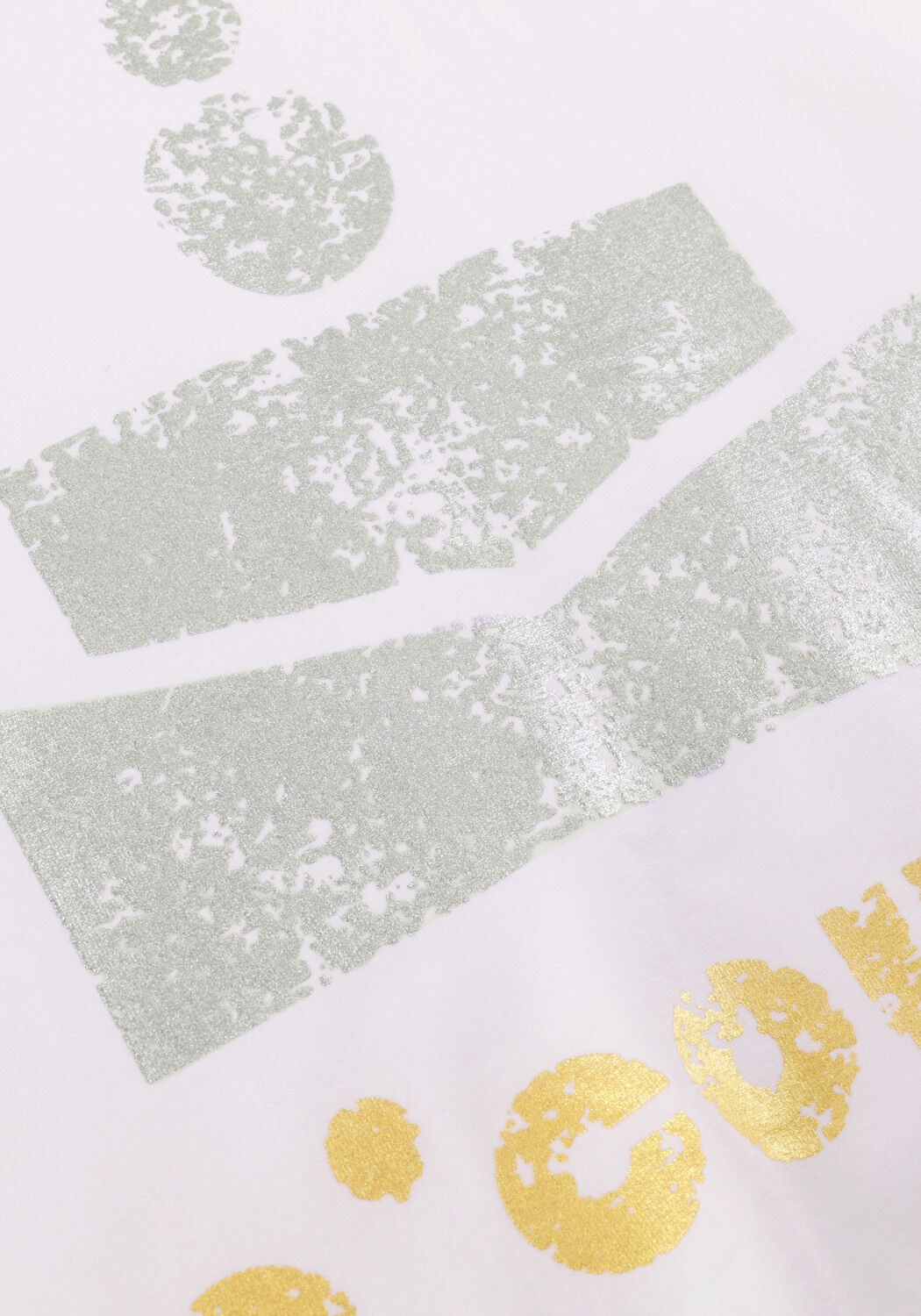 Nicht-gerade weiss CO'COUTURE T-shirt COCO METALLIC TEE - large