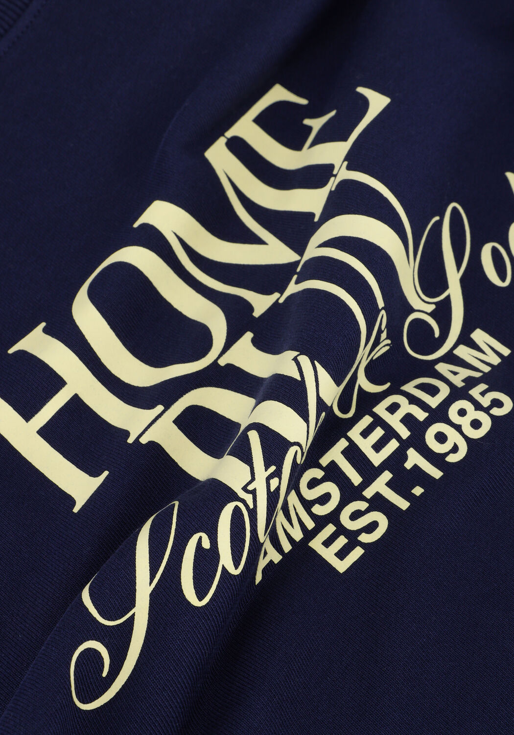 Dunkelblau SCOTCH & SODA Sweatshirt FRONT RELAXED FIT SWEATSHIRT - large