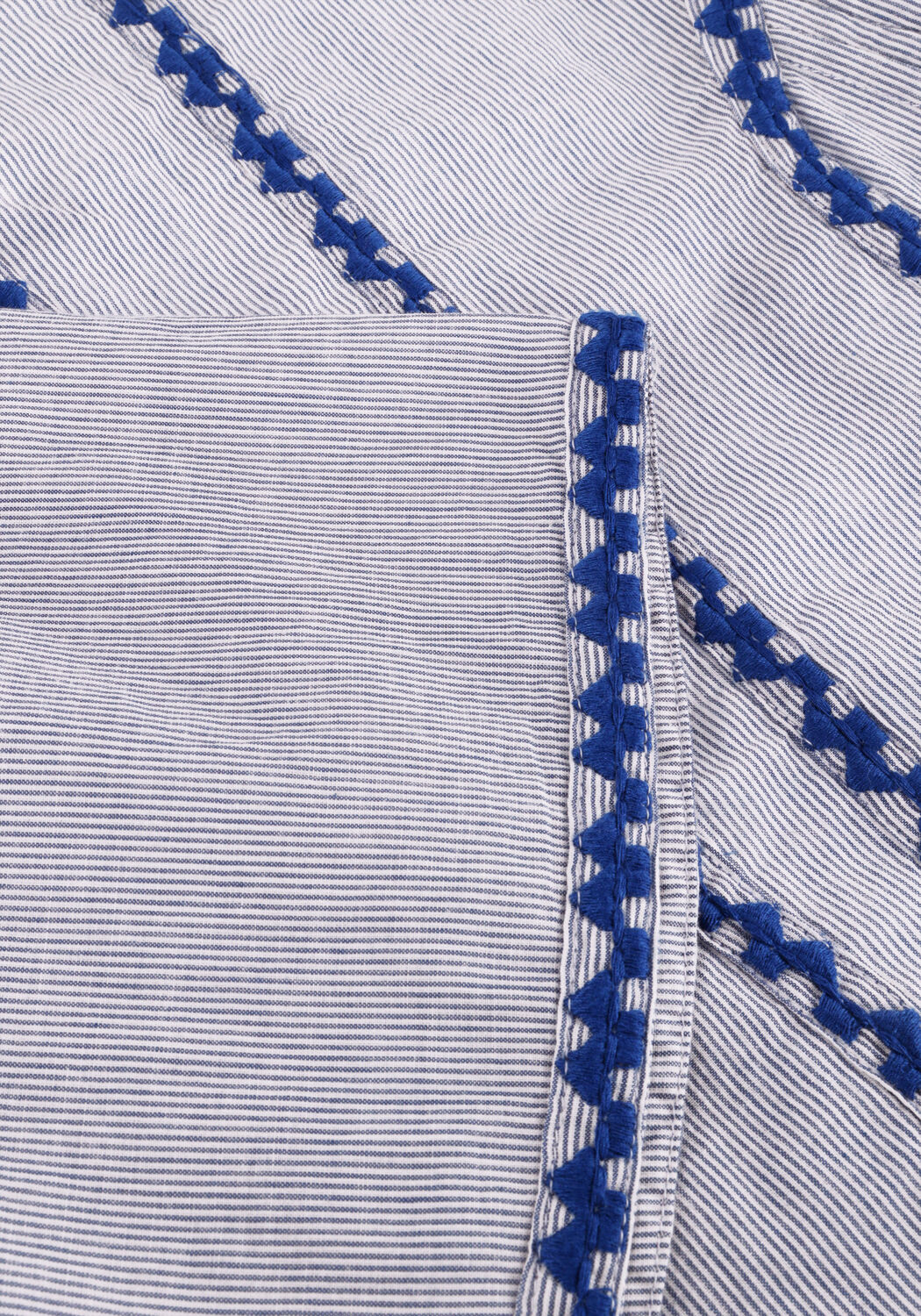 Hellblau BY-BAR Blusen DAVIN PIN STRIPE BLOUSE - large