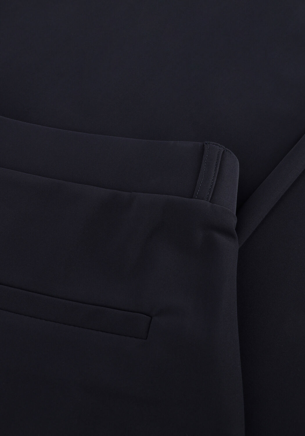 Dunkelblau STUDIO ANNELOES Weite Hose LEXIE BONDED TROUSERS - large