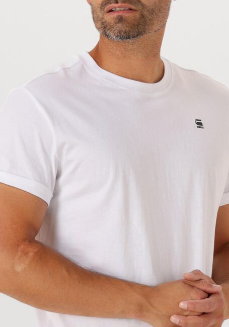 Weiße G-STAR RAW T-shirt LASH R T S/S - large