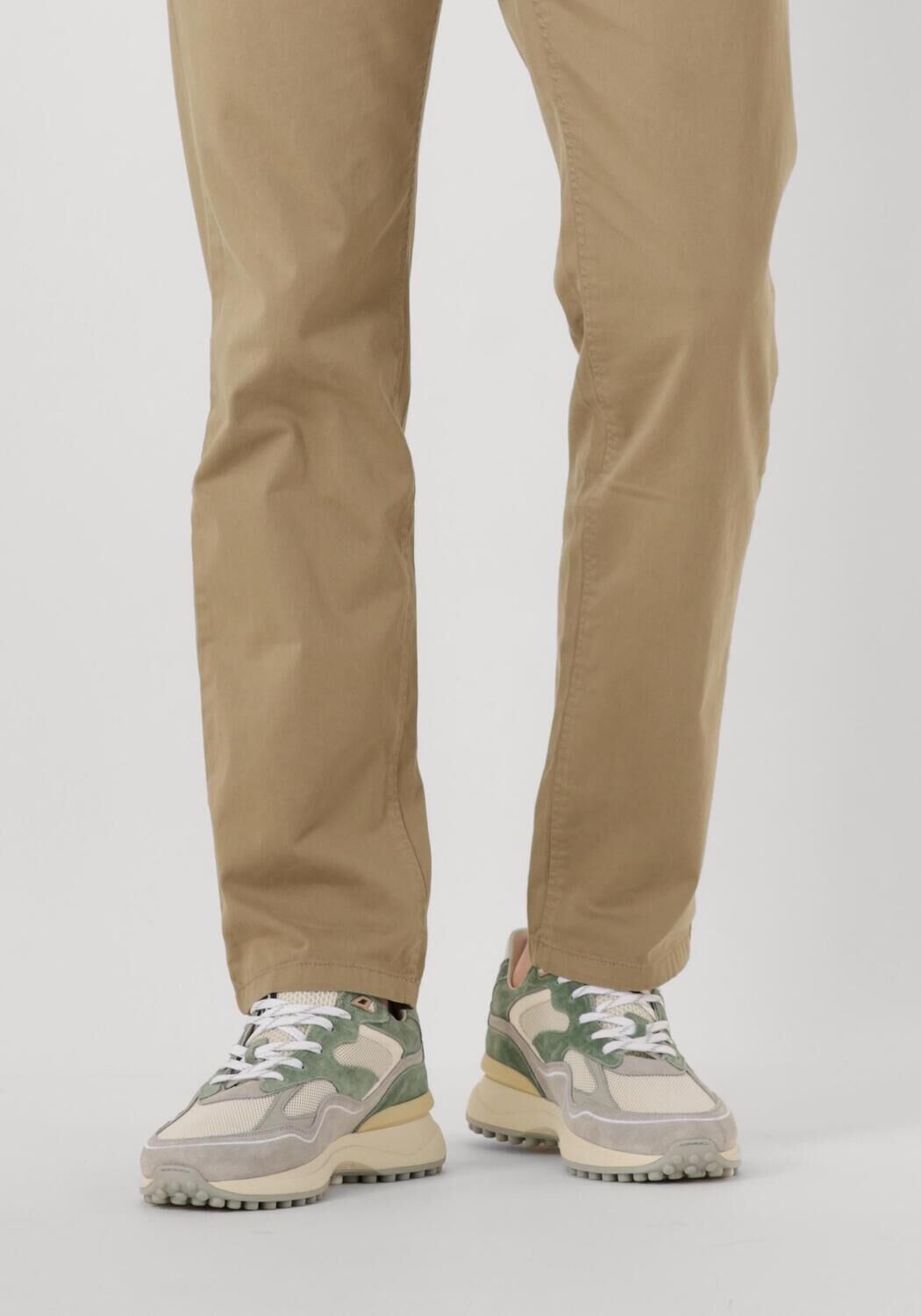 Gr&uuml;ne FLORIS VAN BOMMEL Sneaker Low SFM-10159 NOPPI - large