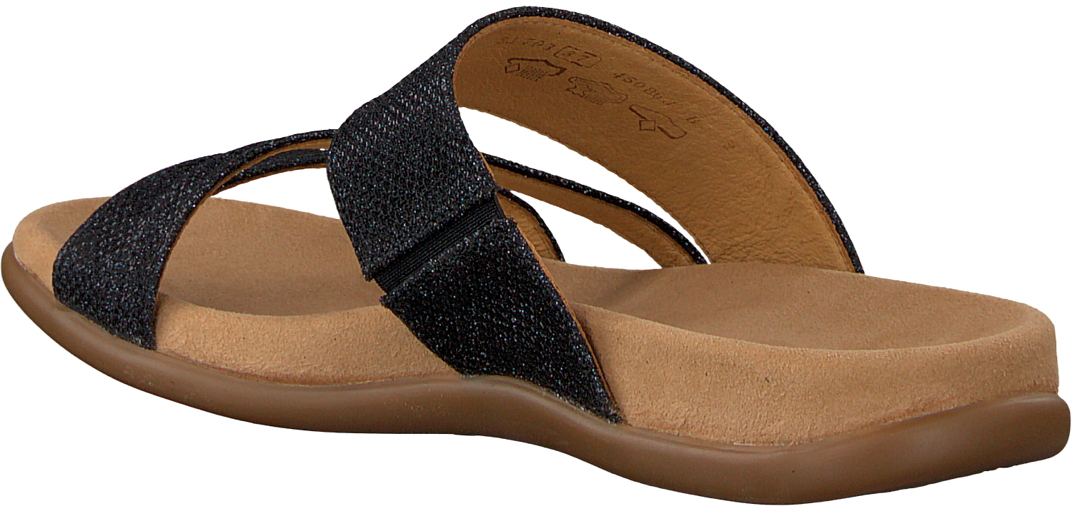 Blaue GABOR Pantoletten 703 | Omoda Blaue GABOR Pantoletten 703 | Omoda