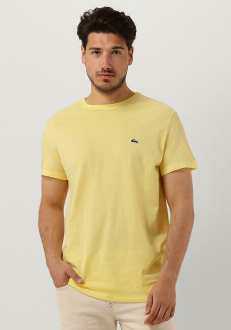 Gelbe LACOSTE T-shirt 1HT1 MEN'S TEE-SHIRT 1121 - large