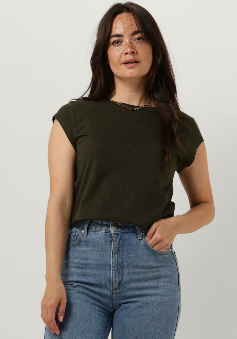 dunkelgrün cc heart t-shirt basic t-shirt