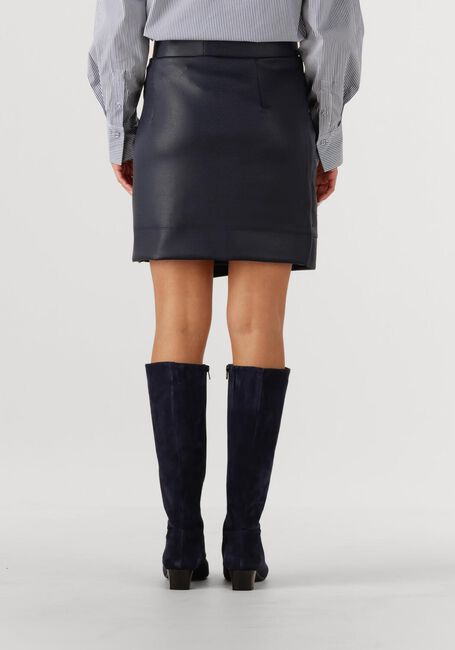 Dunkelblau JANSEN AMSTERDAM Minirock CARA ROK CS 769 SHORT OVERLAP RHINESTONES - large