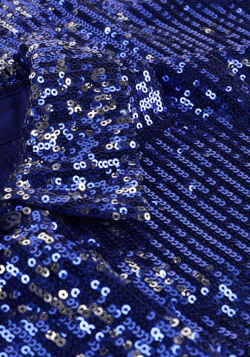 Blaue ALIX THE LABEL Blusen WOVEN SEQUINS TOP - large