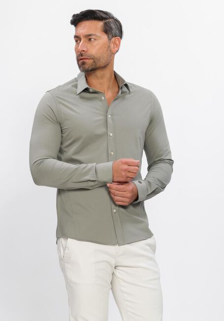 Olive CAST IRON Casual-Oberhemd CF TECH TWILL JERSEY - large