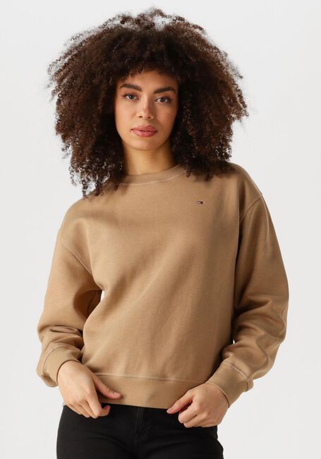 Braune TOMMY HILFIGER Sweatshirt REG FLAG ON CHEST SWTSHRT - large