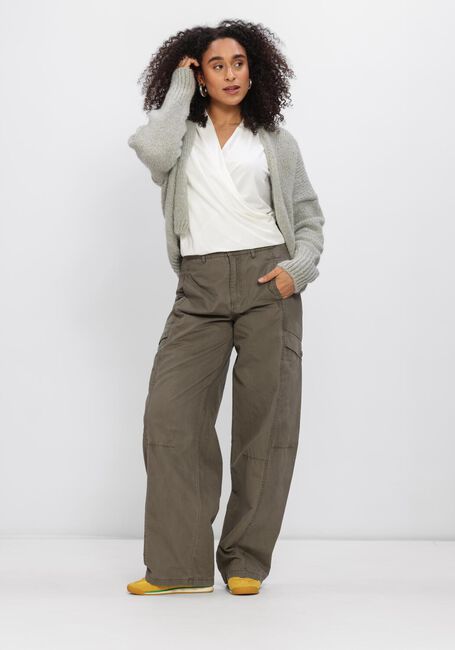 Graue KNIT-TED Strickjacke BECKY - large