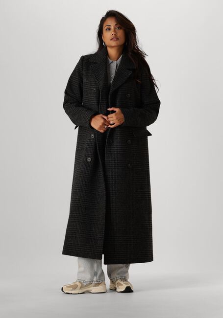 Dunkelgrau MODSTRÖM Mäntel JUNIPERMD CHECK COAT - large