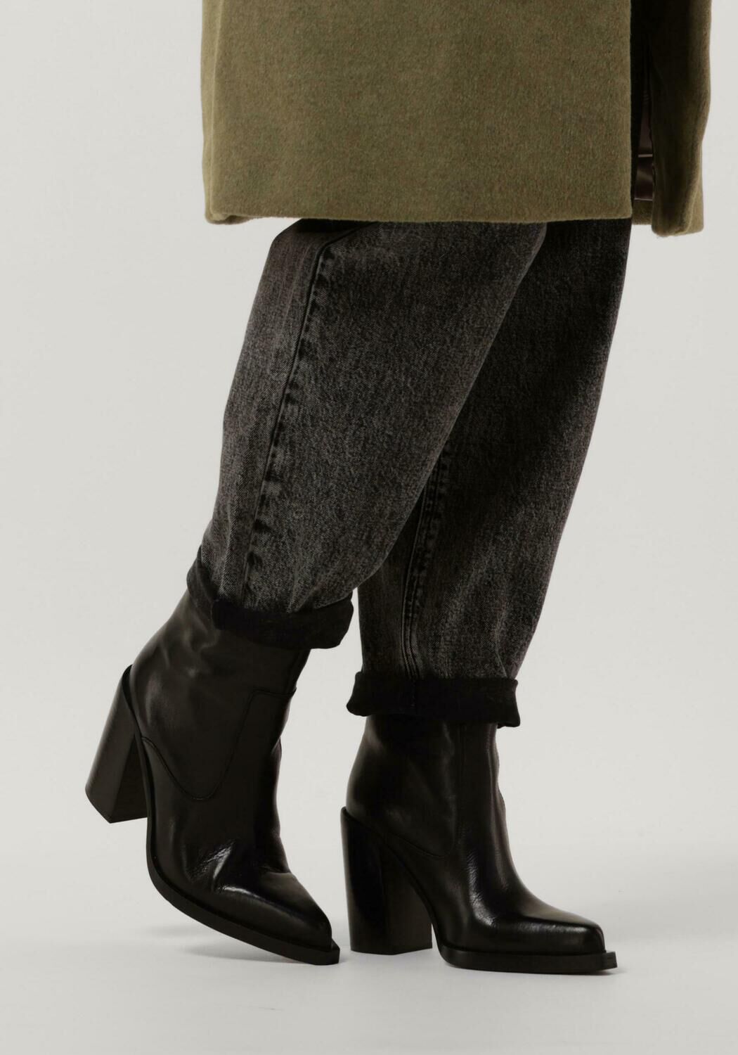 Schwarze BRONX Stiefeletten MYA MAE 34237 - large