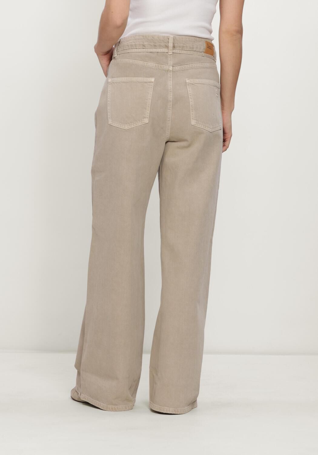 Khaki MY ESSENTIAL WARDROBE Weite Hose MWKARO 175 MID X-WIDE - large